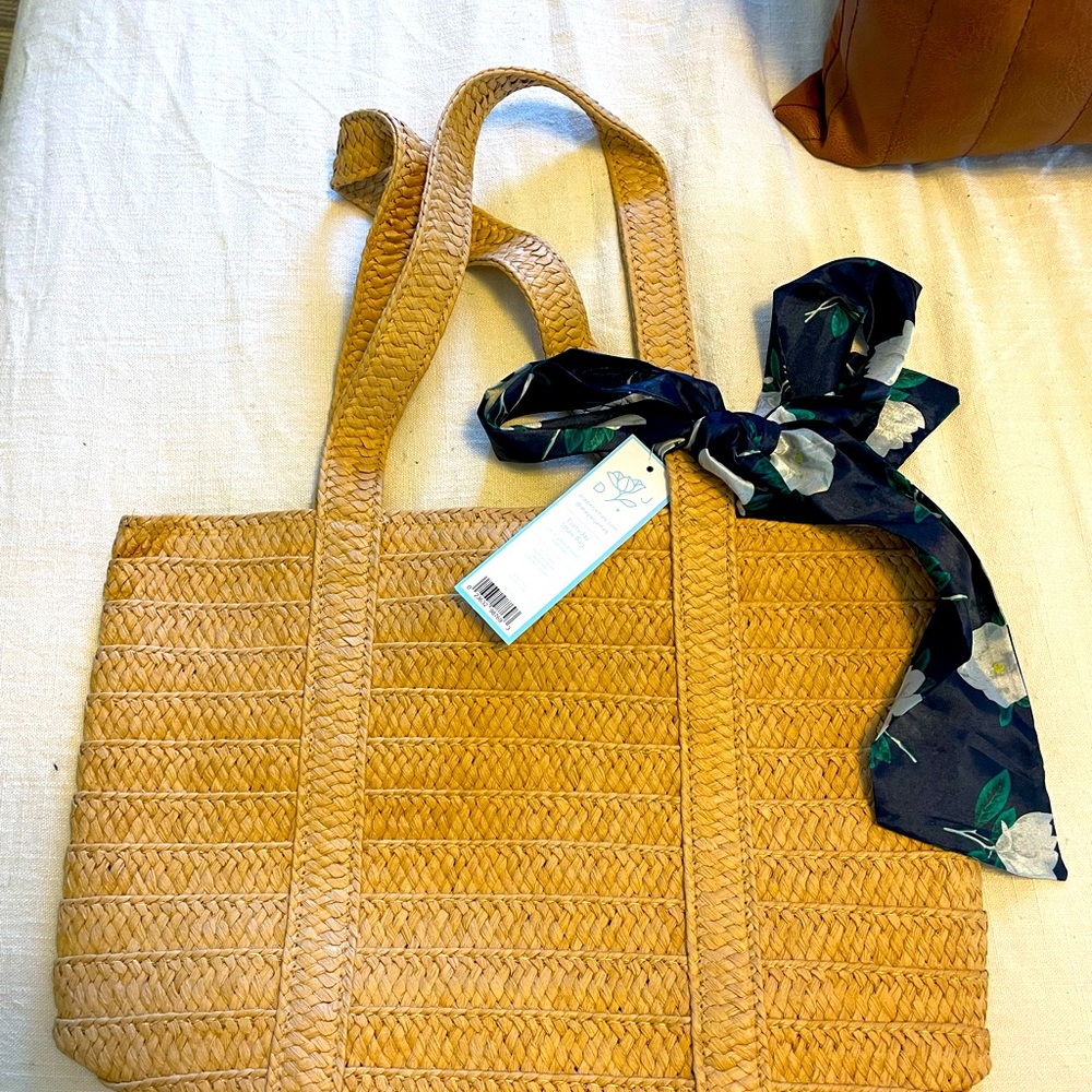 Draper James Straw Tote